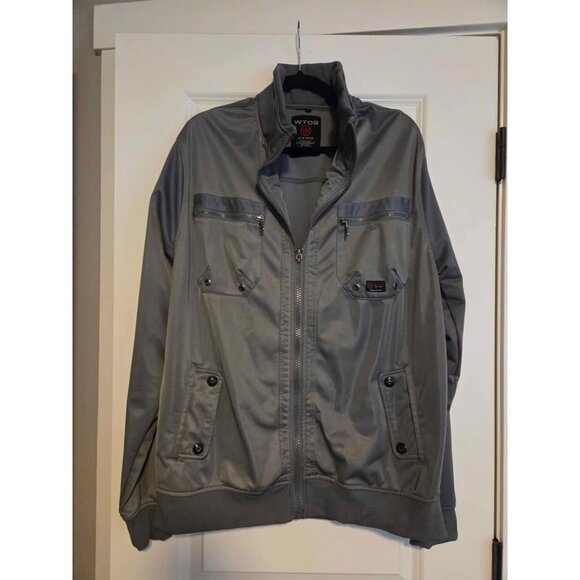 WT02 mens zip up track style jacket XXLWT02 mens zip up track style jacket XXL - Picture 2 of 9